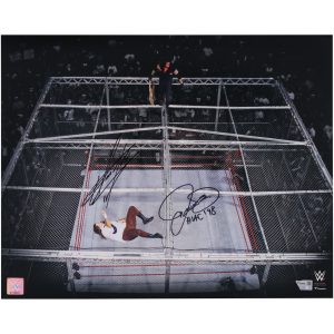 Mick Foley & The Undertaker WWE Autographed 16″ x 20″ Hell In A Cell Photograph with “HIAC ’98” Inscription Mick Foley & The Undertaker WWE Autographed 16" x 20" Hell In A Cell Photograph with "HIAC '98" Inscription