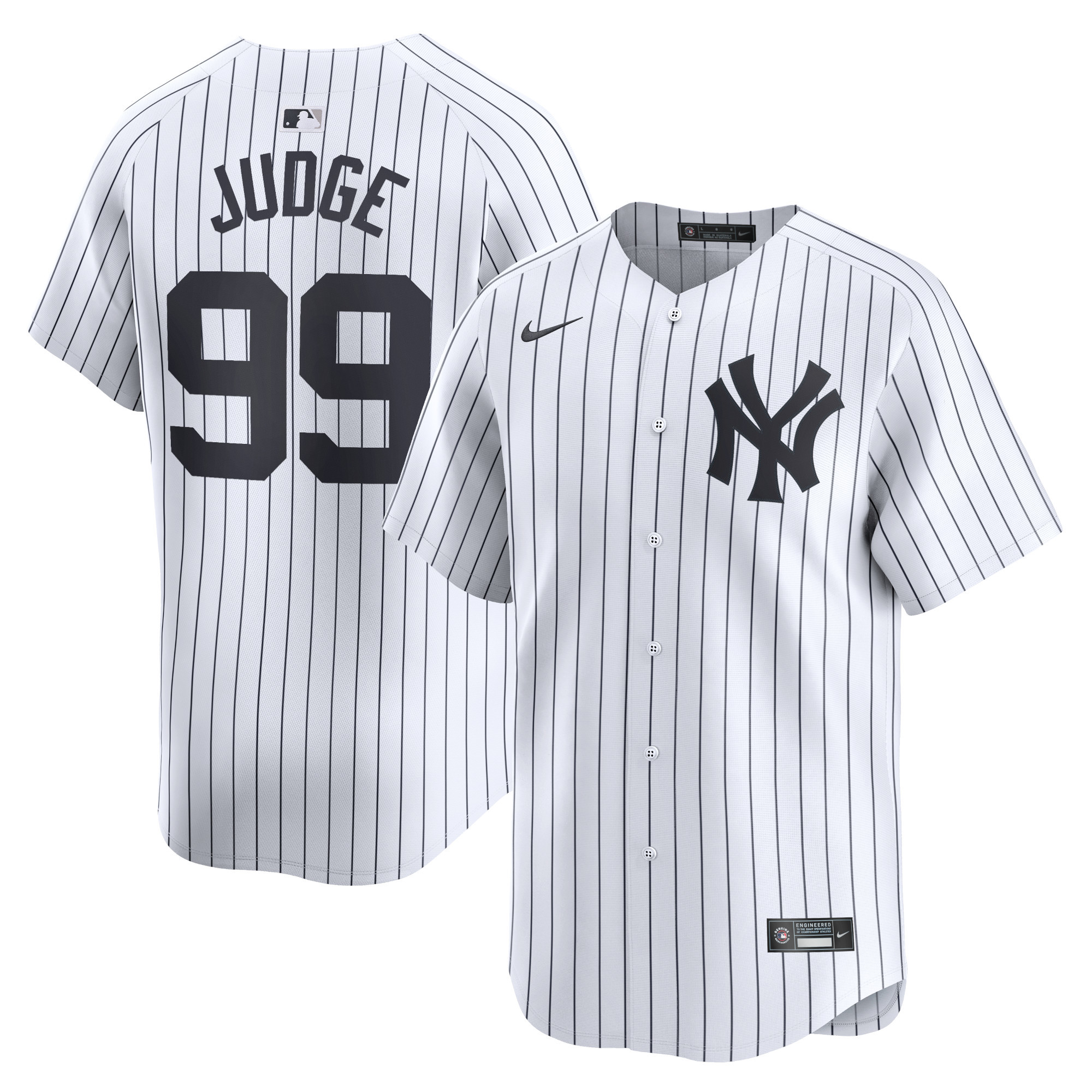 New York Yankees Nike MLB Limited Home Jersey – White – Aaron Judge – Mens New York Yankees Nike MLB Limited Home Jersey - White - Aaron Judge - Mens