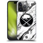 Buffalo Sabres NHL Marble Pattern Graphic Phone Case - iPhone