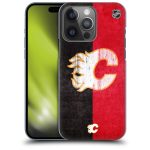 Calgary Flames NHL Half Distressed Graphic Phone Case - iPhone