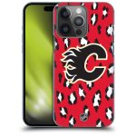 Calgary Flames NHL Leopard Graphic Phone Case - iPhone