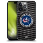 Columbus Blue Jackets NHL Puck Texture Graphic Phone Case - iPhone