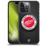 Detroit Red Wings NHL Puck Texture Graphic Phone Case - iPhone