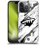 Minnesota Wild NHL Marble Pattern Graphic Phone Case - iPhone