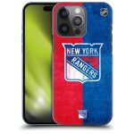 New York Rangers NHL Half Distressed Graphic Phone Case - iPhone