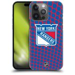 New York Rangers NHL Net Pattern Graphic Phone Case - iPhone