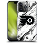 Philadelphia Flyers NHL Marble Pattern Graphic Phone Case - iPhone