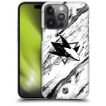 San Jose Sharks NHL Marble Pattern Graphic Phone Case - iPhone