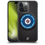 Winnipeg Jets NHL Puck Texture Graphic Phone Case - iPhone