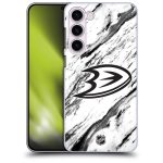 Anaheim Ducks NHL Marble Pattern Graphic Phone Case - Samsung