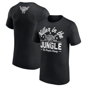 The Rock Killer In The Jungle T-Shirt - Black - Mens