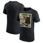 WWE CM Punk Peace Sign Pose T-Shirt - Black - Mens