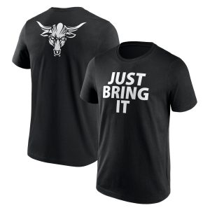 WWE The Rock Just Bring It T-Shirt - Black - Mens