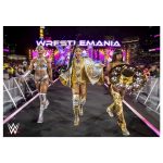 WWE Jade Cargill Bianca Belair And Naomi WrestleMania Entrance Poster - Unframed A3