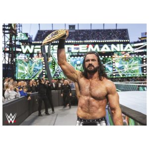Drew McIntyre WrestleMania Win Poster – Unframed A2 Drew McIntyre WrestleMania Win Poster - Unframed A2