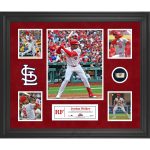 Jordan Walker St. Louis Cardinals Framed 5-Photo Collage with a Piece of Game-Used Ball