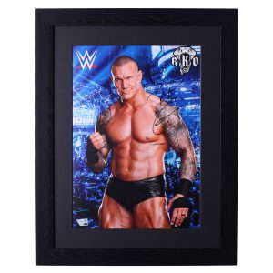 Randy Orton Autographed Framed Poster - A3