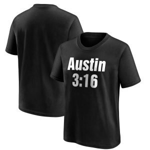 "Stone Cold" Steve Austin T-Shirt - Black - Youth