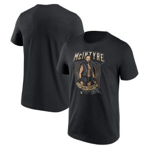 WWE Drew Mcintyre Claymore Country T-Shirt – Black – Mens WWE Drew Mcintyre Claymore Country T-Shirt - Black - Mens