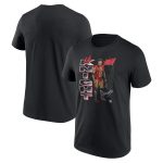 WWE LA Knight Vertical T-Shirt - Black - Mens