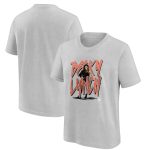 WWE Becky Lynch Name Rough T-Shirt - Sports Grey - Youth