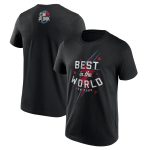 WWE CM Punk Best In The World Lightning T-Shirt - Black - Mens