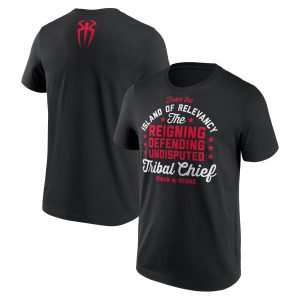 WWE Roman Reigns The Undisputed Tribal Chief T-Shirt – Black – Mens WWE Roman Reigns The Undisputed Tribal Chief T-Shirt - Black - Mens
