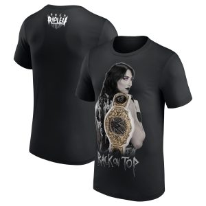 WWE Rhea Ripley Back On Top T-Shirt - Black - Mens