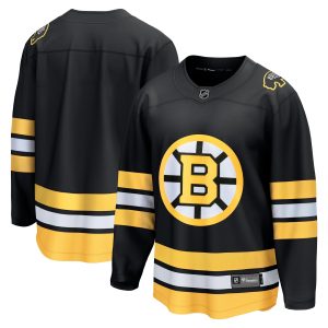 Boston Bruins Fanatics Home Breakaway Jersey - Black - Mens