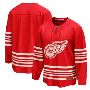 Detroit Red Wings Fanatics Secondary Alternate Breakaway Jersey - Red - Mens