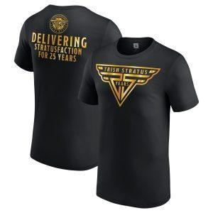 WWE Trish Stratus 25 Year Anniversary T-Shirt - Black - Mens