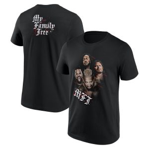 WWE Solo Sikoa My Family Tree T-Shirt – Black – Mens WWE Solo Sikoa My Family Tree T-Shirt - Black - Mens