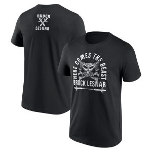 Brock Lesnar Here Comes The Beast T-Shirt - Black - Mens