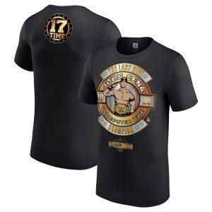 WWE John Cena WrestleMania 41 Winner T-Shirt – Black – Mens WWE John Cena WrestleMania 41 Winner T-Shirt - Black - Mens