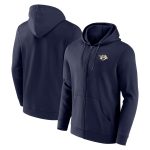 Nashville Predators Primary Logo Full Zip Hoodie - Mens