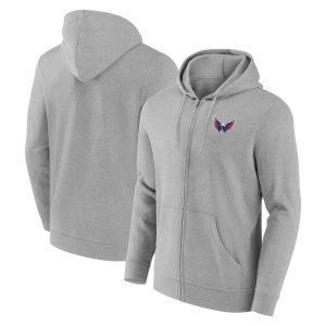 Washington Capitals Primary Logo Full Zip Hoodie - Mens