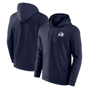 Colorado Avalanche Primary Logo Full Zip Hoodie - Mens