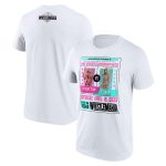WWE WrestleMania 41 Charlotte Flair vs Tiffany Stratton T-Shirt - White - Mens