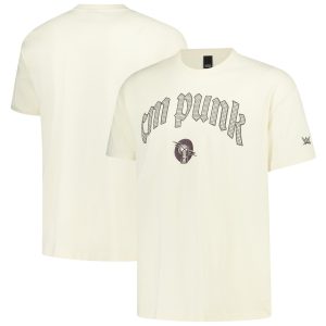 WWE CM Punk Elements Super Soft Short Sleeve T-Shirt – Whitecap Grey – Mens WWE CM Punk Elements Super Soft Short Sleeve T-Shirt - Whitecap Grey - Mens