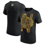 WWE Naomi Do Not Cross Championship Centreplate T-Shirt - Black - Mens