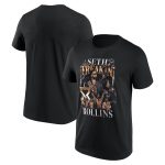 WWE Seth "Freakin" Rollins Montage T-Shirt - Black - Mens