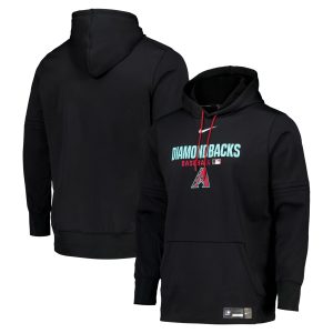 Arizona Diamondbacks Nike Authentic Therma Fleece Pullover Hoodie - Mens