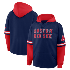 Boston Red Sox Layered Fleece Hoodie - Mens