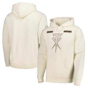 Men’s Cream The Undertaker Cross Bone Hoodie Men's Cream The Undertaker Cross Bone Hoodie