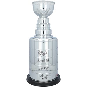 Ray Bourque Colorado Avalanche Autographed 2' Replica Stanley Cup with Multiple Inscriptions - Limited Edition of 5