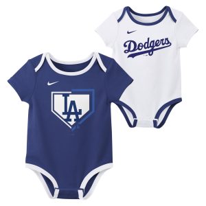 Los Angeles Dodgers Nike 2-Pack Bodysuit Set - Baby