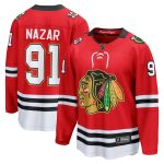 Chicago Blackhawks Fanatics Home Centennial Breakaway Jersey - Red - Frank Nazar - Mens
