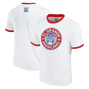 Men’s White El Grande Americano Ringer T-Shirt Men's White El Grande Americano Ringer T-Shirt