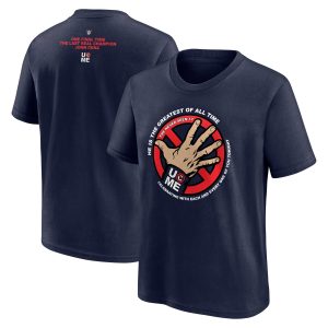 John Cena The Greatest Of All Time T-Shirt – Navy – Youth John Cena The Greatest Of All Time T-Shirt - Navy - Youth