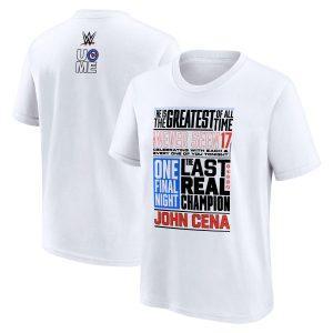 John Cena Never Seen 17 T-Shirt – White – Youth John Cena Never Seen 17 T-Shirt - White - Youth